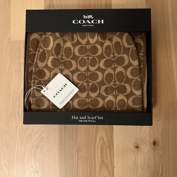 Coach | Accessories | Coach Hat And Scarf Set | Poshmark display picture 2